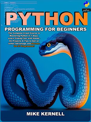 cover image of Python Programming for Beginners